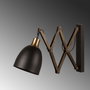 Opviq Sivani - MR - 725 Lámpara de pared negra y vintage